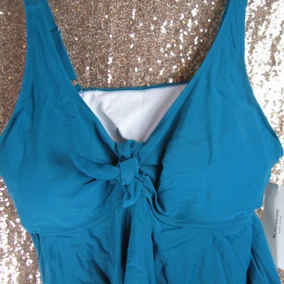 NWT BloomChic turquiose tankini swim top 18/2X - Picture 6 of 12